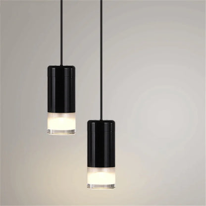 DecorBites™ Black Rope DIY Pendant Lamp Modern LED Ceiling Hanging Light Fixtures NordiLux Living Room