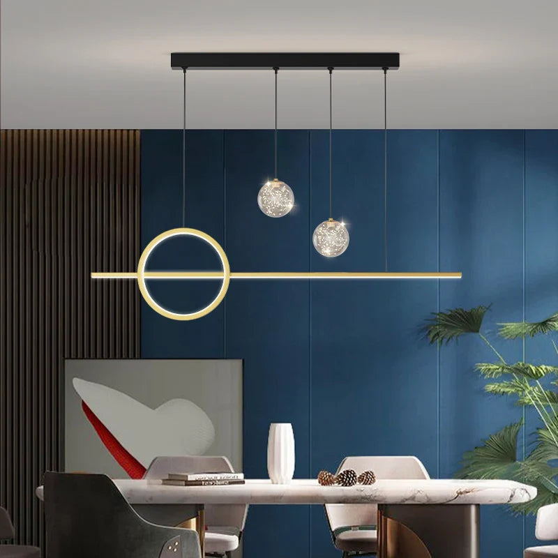 Nordic Contemporary Metal LED Pendant Light