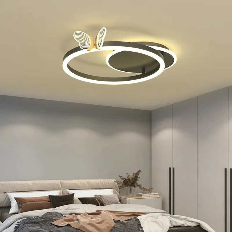 Lámpara de Techo LED Mariposa Luxe™ Decorbites: Atmósfera Moderna, Brillante y Elegante