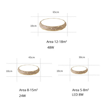 DecorBites™ Dimmable Iron Chandelier Lights for Bedroom & Living Room with Remote Control