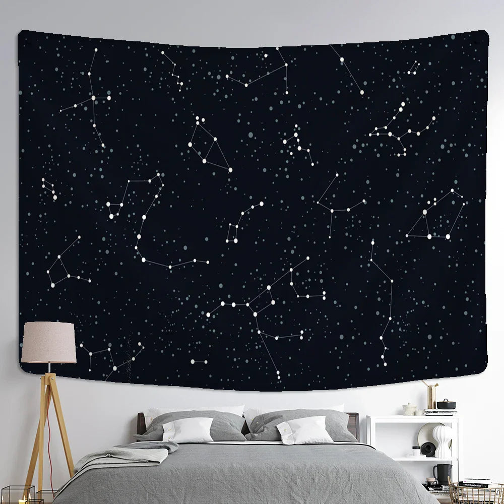 Decobites Starry Sky Tapestry | Galaxy Wall Art & Home Decor