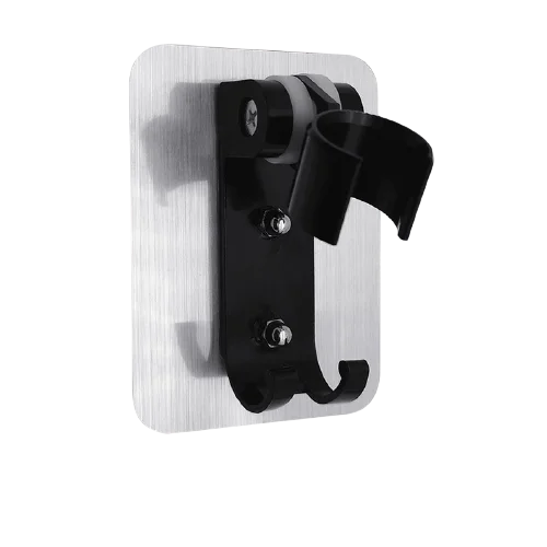 DecorBites™ Aluminum Showerhead Holder: Adjustable & Traceless Bathroom Accessory