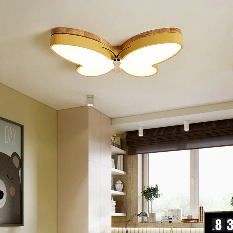 Modern Wood Butterfly Chandelier