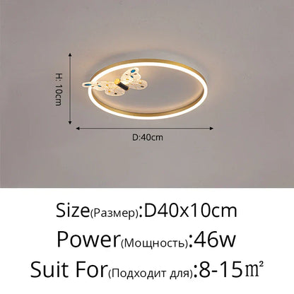 DecorBites™ LED Chandelier: Modern Indoor Lighting for Bedroom, Study, Living Room - Luster Lamps