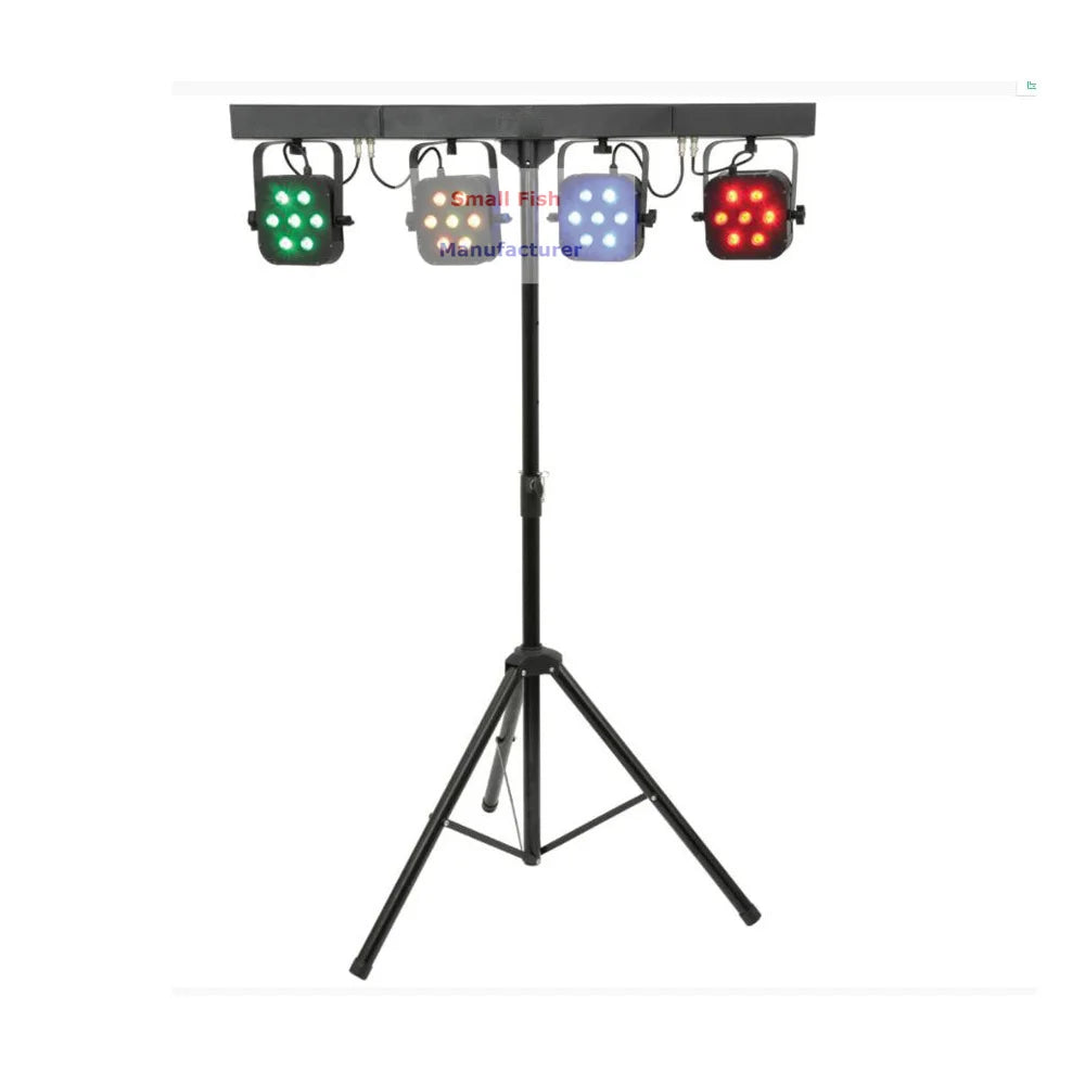 DecorBites™ 7X40W RGBW LED Par Kit with Stand - High Quality Professional DJ Equipment