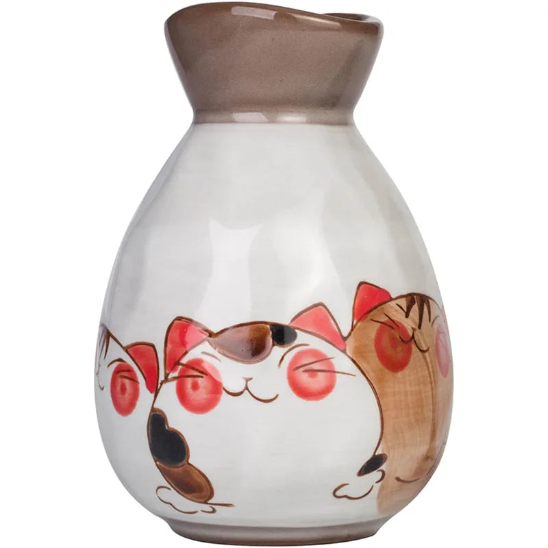 DecorBites™ Japanese Ceramic Sake Wine Cup Set - KL-001 | Small Drinking Collection