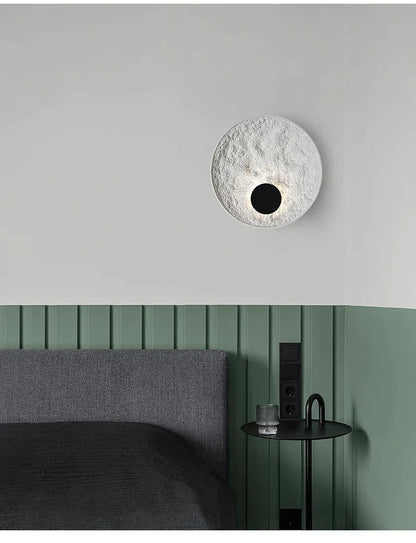 DecorBites™ Circle Wall Lamps: Nordic Loft Style Resin Art Sconces for Indoor Lighting