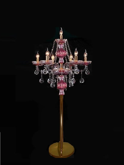 DecorBites™ Elegant Crystal Floor Lamp for Living Room Decor