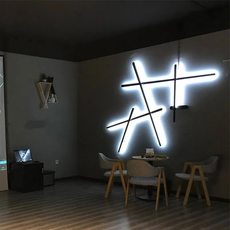 DecorBites™ LED Backlight Wall Lamp for Home Decor - Indoor Long Strip Lighting