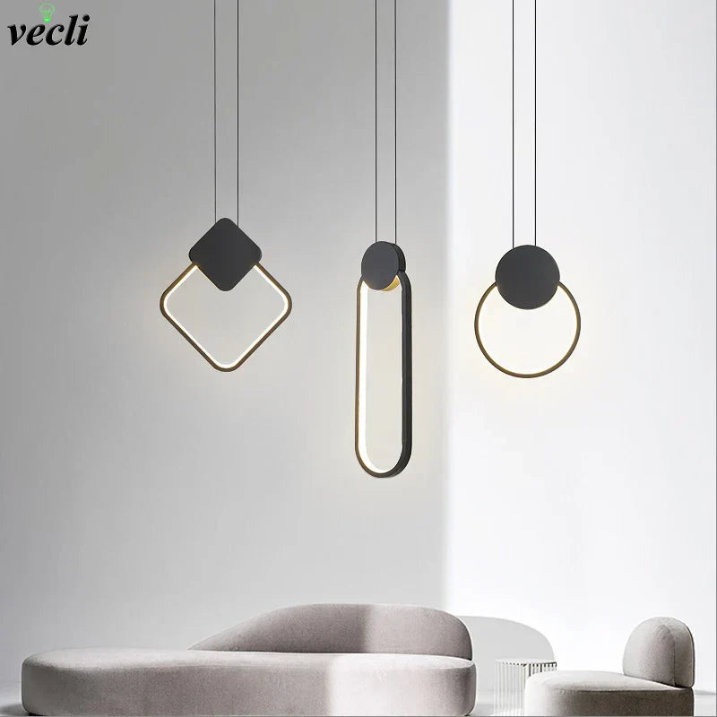 Lámpara colgante de aluminio LED Decorbites™ para cocina, restaurante, bar, sala de estar, dormitorio