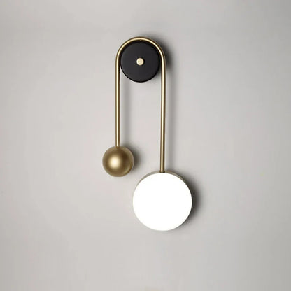 DecorBites™ Golden Ball LED Wall Lamp for Home Decor