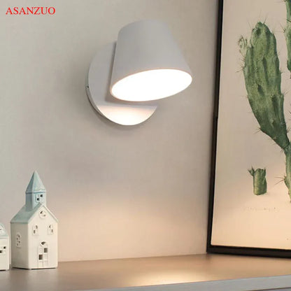 DecorBites™ LED Wall lamps Modern Black White bedroom bedside living room decorative light