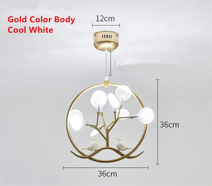 DecorBites™ Gold Glass Ball Chandelier Nordic Design for Home Dining Kitchen Restaurant Hallway