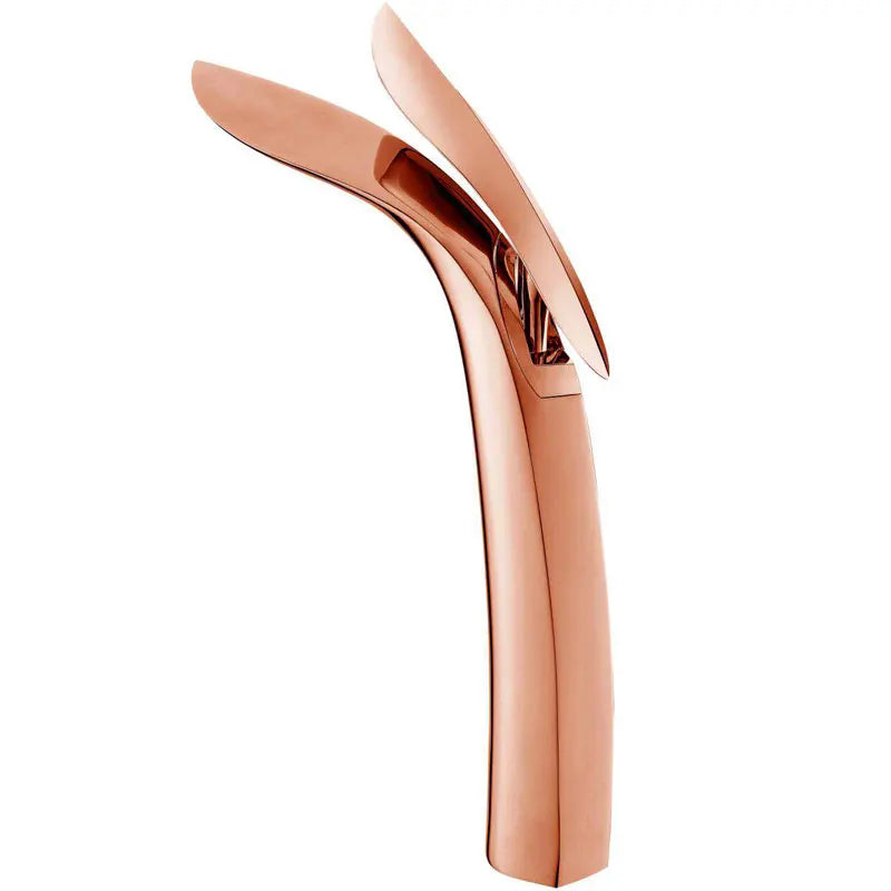 Grifo de Lavabo de Latón Dorado Decorbites™ | Mezclador de Una Manija para Lavabo de Baño