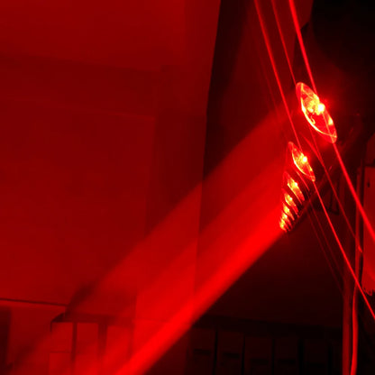Barra LED Decorbites™ Beam 8x15W RGBW Quad Cabeza Móvil para Iluminación de Escenario con Control DJ DMX