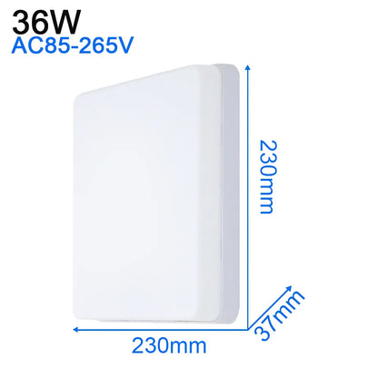 DecorBites™ LED Ceiling Light: Modern Ultra-thin Panel, 6-48W, Surface Mounted for Living Room