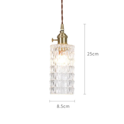 Lámparas Colgantes de Vidrio Decorbites™: Estilo Nórdico Japonés, Lámpara LED Industrial Vintage para Hogar, Bar, Café