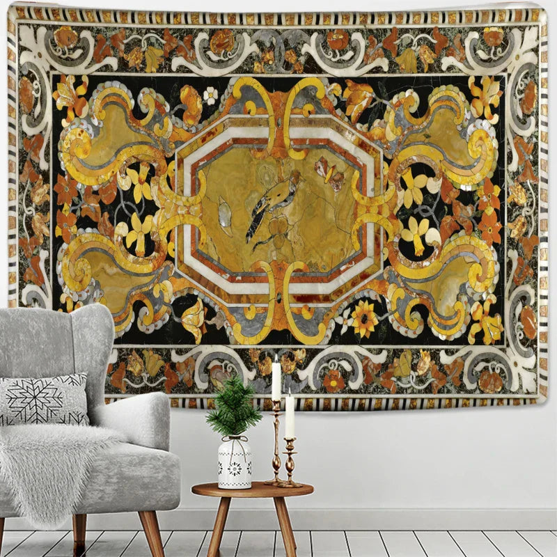 Decobites Psychedelic Bohemian Plant Tapestry Wall Hanging for Living Room Bedroom Decor