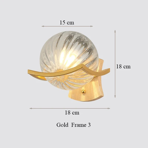 DecorBites™ Japanese Moon Wood Wall Lamp - Minimalist Design - LED Sconce Lights