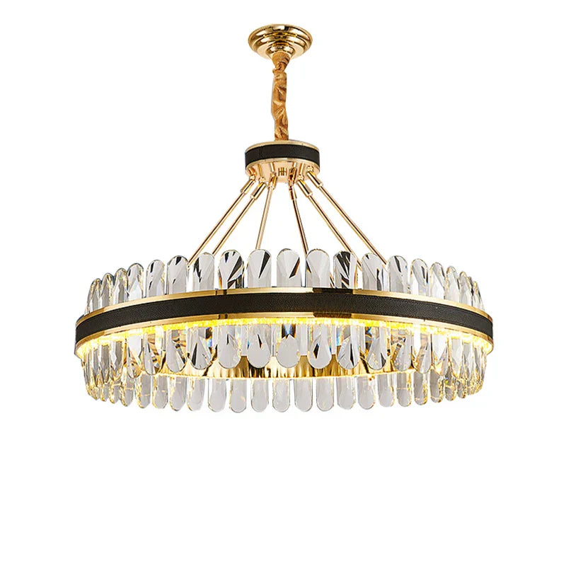 DecorBites™ Crystal Oval Chandelier Lighting for Dinning Room