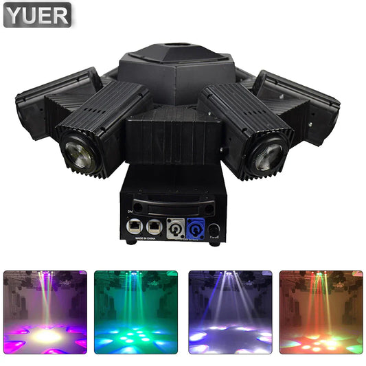 DecorBites™ Beam Moving Head & Bee Eye LED Strobe Light for Disco Stage Party