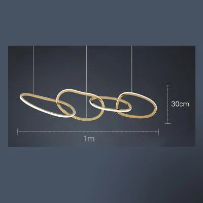 DecorBites™ Elegant Chandelier for Dining Bar, Minimalist Art Lamps