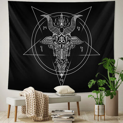 Decobites Viking Energy Meditation Tapestry: Spiritual Home Decor for Hippie Bohemian Vibes