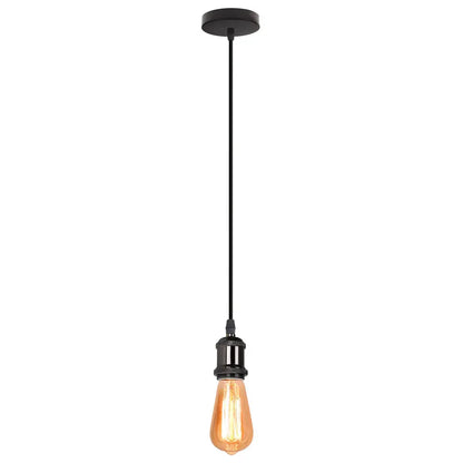 Decorbites™ LED Holz-Deckenleuchte Pendellampe Vintage Retro Loft Hänge Lampe Suspension E27
