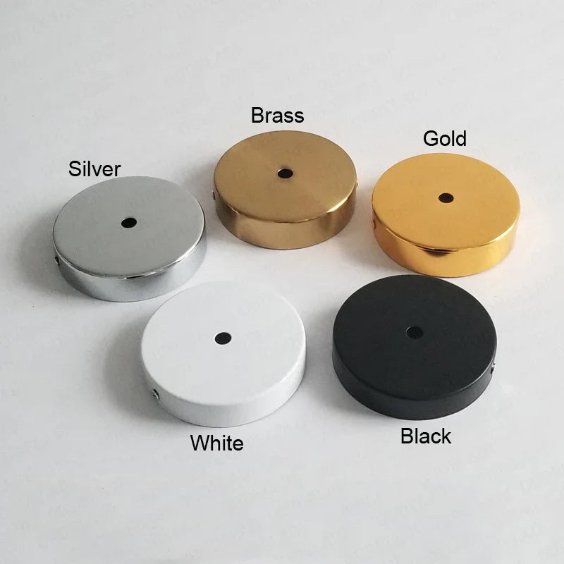 DecorBites™ Gold Brass Ceiling Mount LED Pendant Lamp Base - 20cm