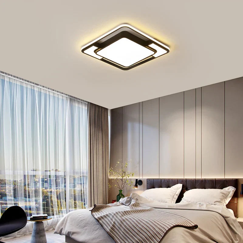 DecorBites™ LED Ceiling Lamps: Modern Dimmable Lighting for Home Decor