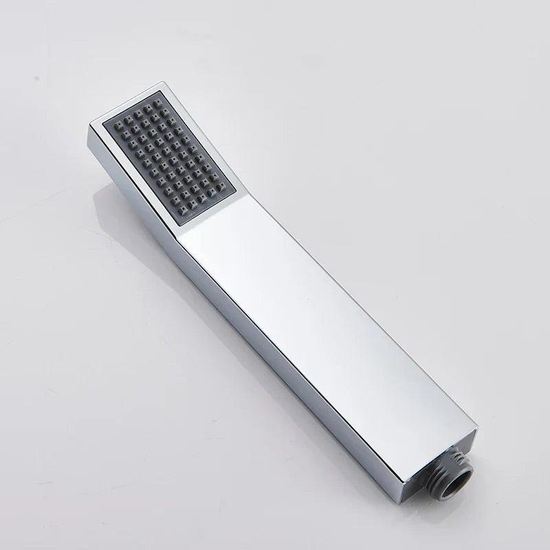 DecorBites™ Black High Pressure Hand-held Shower Head for Water Saving and Bathroom Rainfall