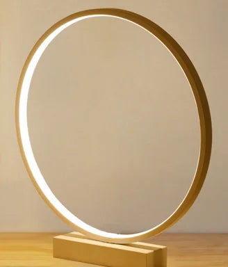 DecorBites™ LED Ring Table Lamp: Modern Nordic Bedroom Lighting Fixture