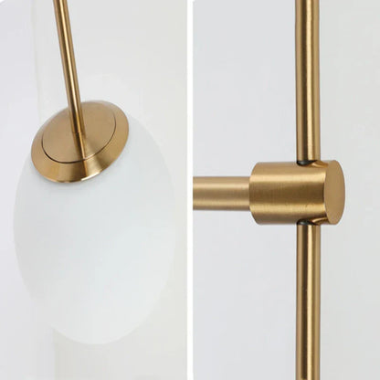 ديكوربايتس™ مصابيح حائط LED على شكل كرة زجاجية بتصميم عصري من الشمعدانات الداخلية لغرفة المعيشة وغرفة الطعام وغرفة النوم