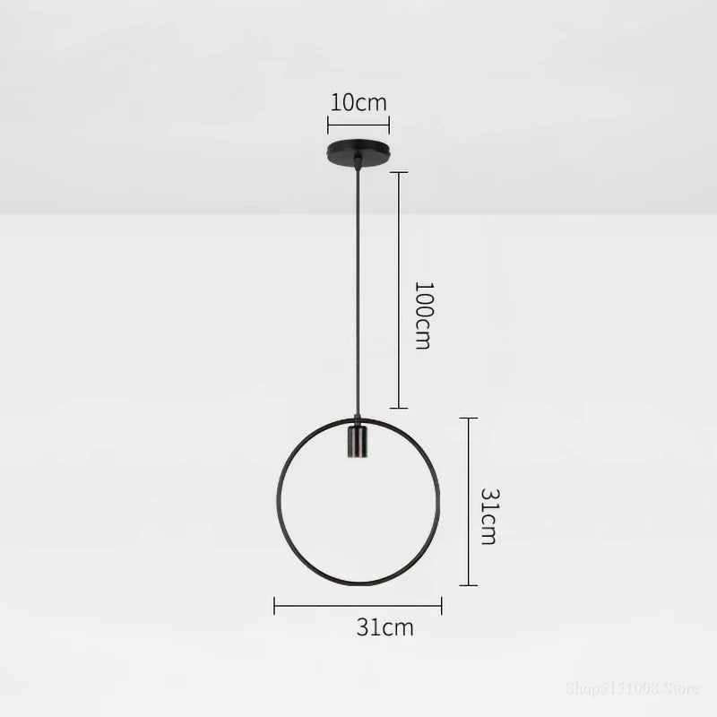 DecorBites™ Industrial Nordic Retro Pendant Lights for Home and Bar Chandelier.