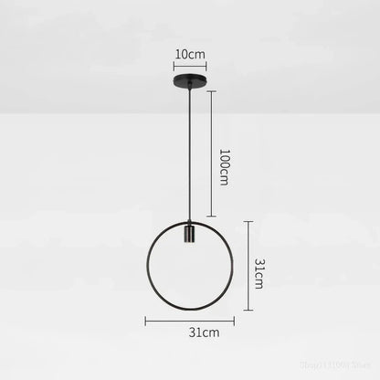 DecorBites™ Industrial Nordic Retro Pendant Lights for Home and Bar Chandelier.