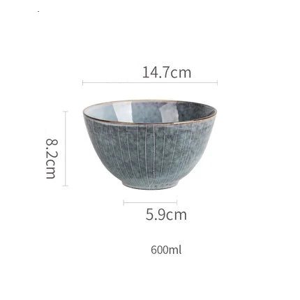 DecorBites™ Japanese Style Ceramic Dinnerware Set