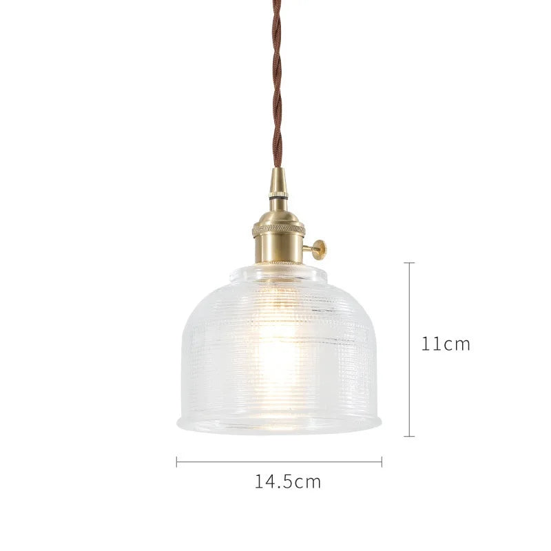 Lámparas Colgantes de Vidrio Decorbites™: Estilo Nórdico Japonés, Lámpara LED Industrial Vintage para Hogar, Bar, Café