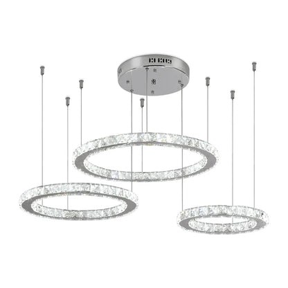 Lámparas de araña LED de cristal DecorBites™: Lámpara colgante moderna para sala de estar.