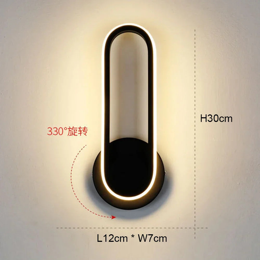 DecorBites™ LED Wall Light: Modern Bedroom Bedside Lamp, Living Room Sconce, Home Decor Lighting