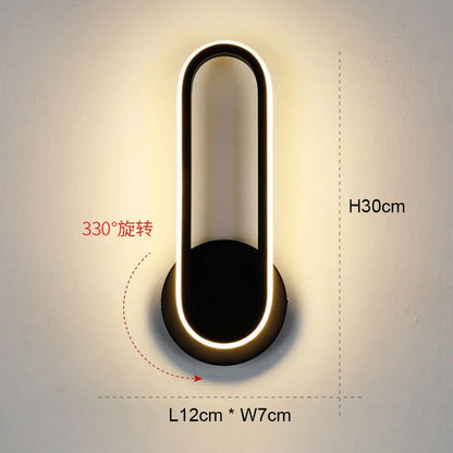 DecorBites™ LED Wall Light: Modern Bedroom Bedside Lamp, Living Room Sconce, Home Decor Lighting