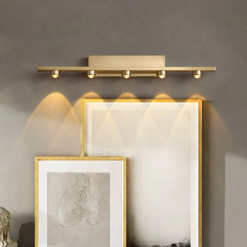 DecorBites™ Iron Art Mirror Front Wall Sconce