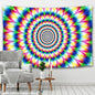 Decobites Psychedelic Mandala Wall Hanging Tapestry Boho Decor Hippie Tapestries