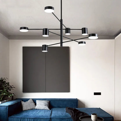 DecorBites™ LED Wrought Iron Chandelier for Living Room Bedroom Interior Lighting