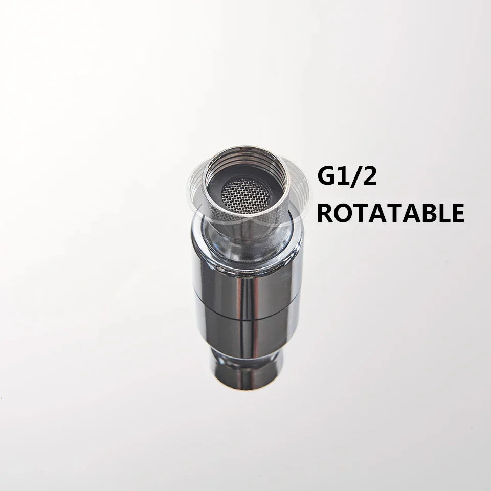 رأس دش دائري DecorBites™ مقاس 16 بوصة، مصنوع من الفولاذ المقاوم للصدأ، فائق النحافة، مطلي بالكروم