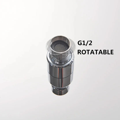 رأس دش دائري DecorBites™ مقاس 16 بوصة، مصنوع من الفولاذ المقاوم للصدأ، فائق النحافة، مطلي بالكروم