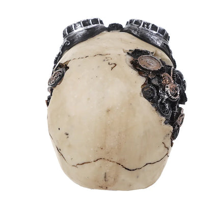 ديكور سطح مكتب ميكانيكي على شكل جمجمة حيوانية من DecorBites™ لأجواء البار