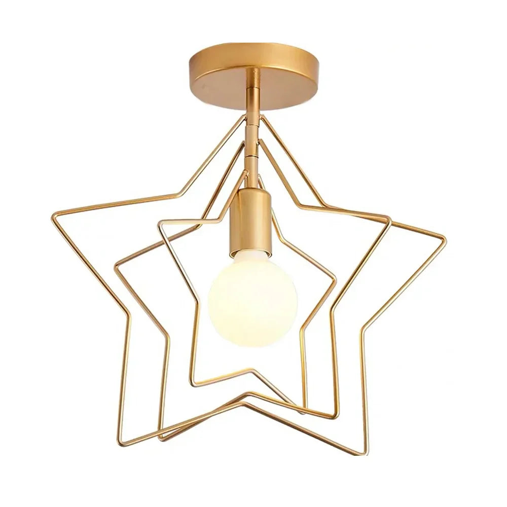 Decorbites™ Gold-Metal-Käfig Vintage-Hängeleuchte für Restaurant und Bar