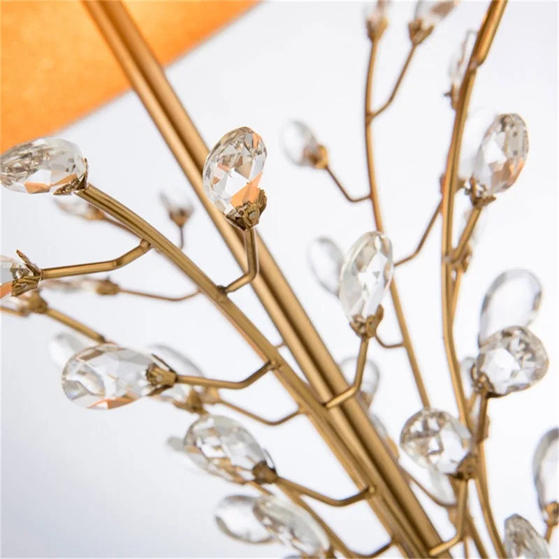 Lámpara de escritorio LED DecorBites™ Crystal Branch para dormitorio