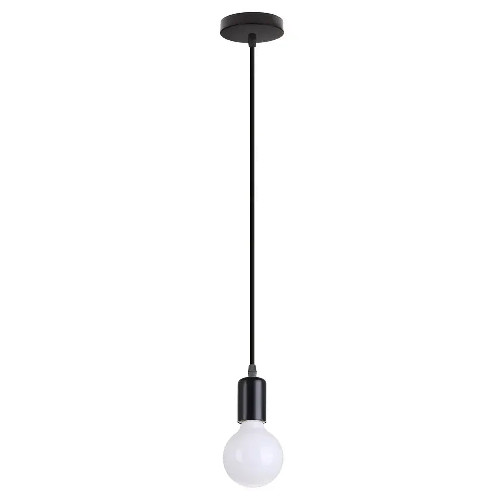 Decorbites™ LED Holz-Deckenleuchte Pendellampe Vintage Retro Loft Hänge Lampe Suspension E27