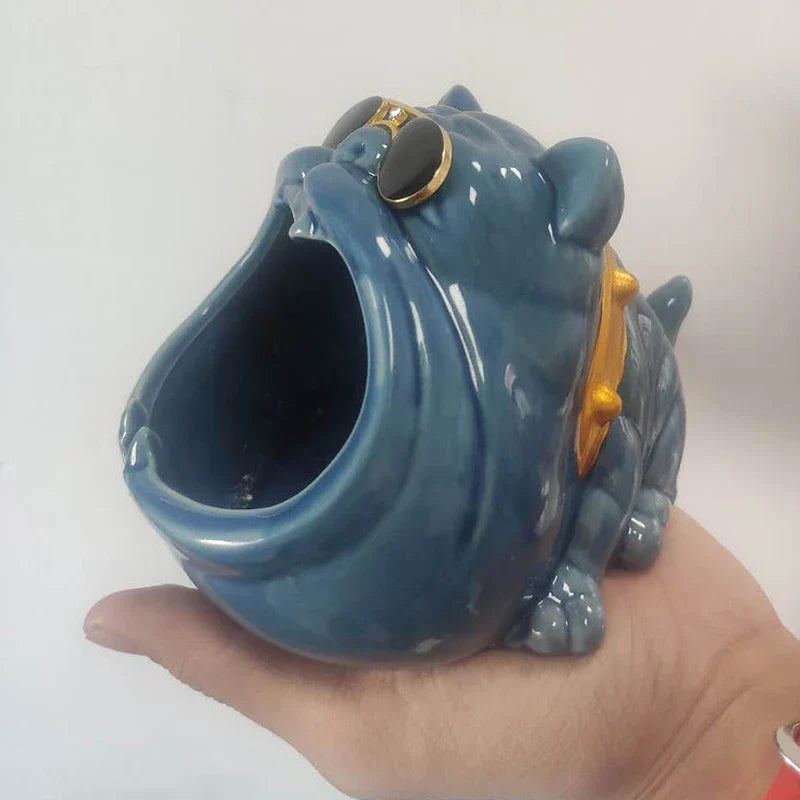 DecorBites™ Cartoon Dog Ashtray | Creative Animal Resin Home Decor Gift